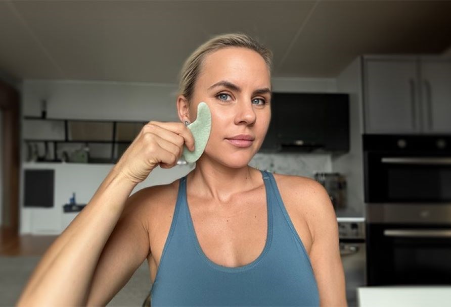 H�lsoinspirat�ren Susanna Jungbloms ansiktsmassage.